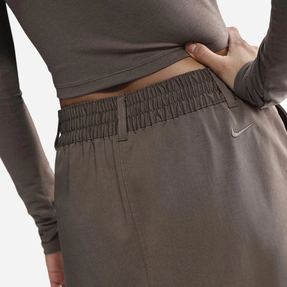 Nike special edition denim jean skirt dress brown medium